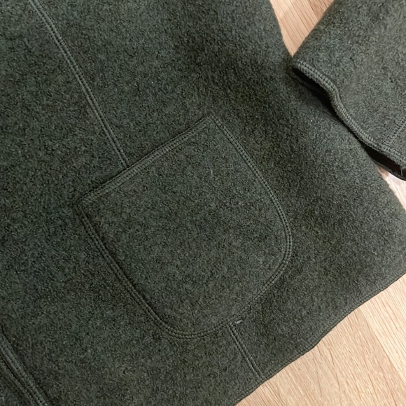 Lands End Wool Zip Jacket 12 - Picture 3 of 5